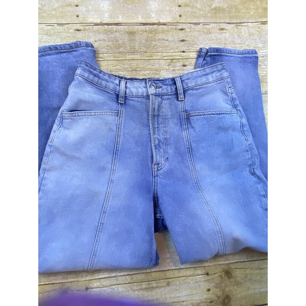 Divided Jeans Women's Size 10 Lite Bleach Wash Taper - Picture 9 of 9